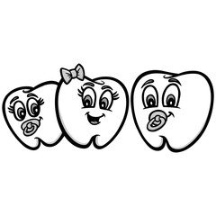 Baby Teeth Illustration