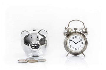 Time Money with coins