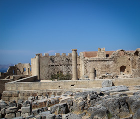 Lindos mit Akropolis, Rhosos, Antike