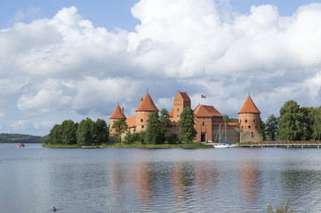 Naklejka na ściany i meble Lithuania. Trakai Castle