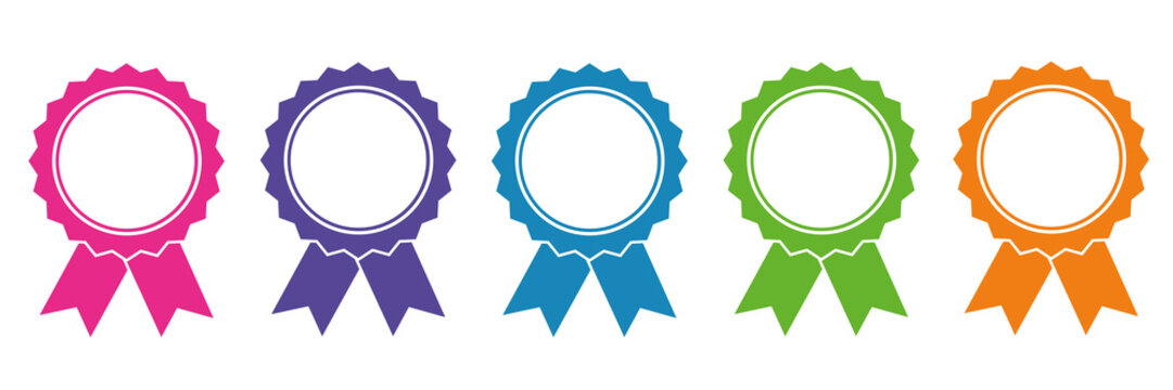 bunte medaillen 5er Set