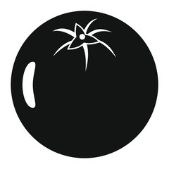 Orange in black simple silhouette style icons vector illustration for design and web