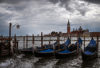 The banks of the Venice. Italy.