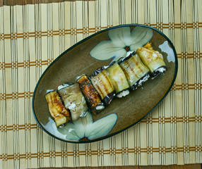 Grilled Eggplant Roll-Ups