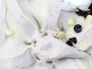 Ice cream close up