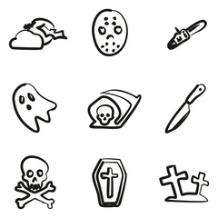 Horror Icons Freehand 