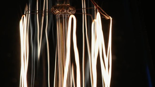 Close up shot of adison lamp