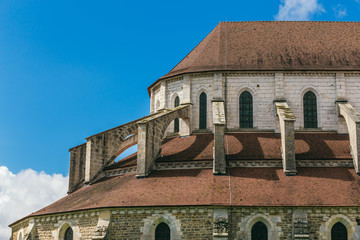 Fototapeta premium Architecture of the medieval French abbey