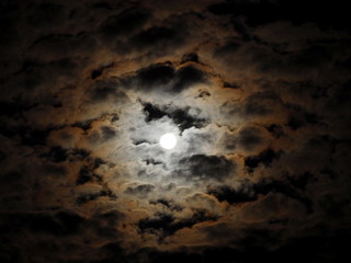 A beautiful full moon night.