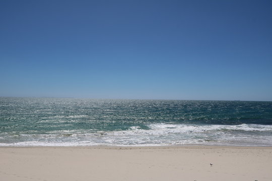 Swanbourne Beach at Indian Ocean in summer, Perth Western Australia 