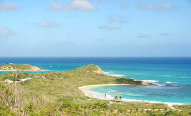 Half Moon Bay Atlantic Ocean coast - Caribbean tropical island - Saint John's - Antigua and Barbuda