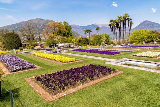 Botanical Gardens of Villa Taranto, located on the shore of Lake Maggiore in Pallanza, Verbania, Italy.