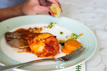 Roast Lamb Sunday Luch Meal