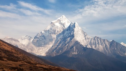 mount Ama Dablam on the way to Mount Everest Base Camp