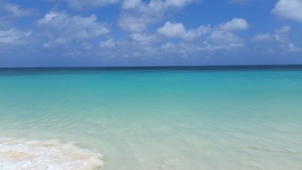 Tropical beach sunny day