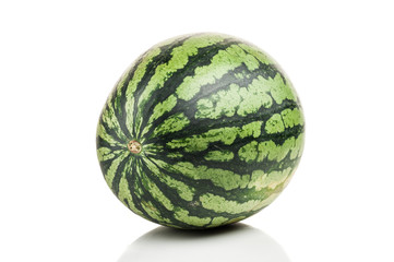 watermelon standing isolated on white background
