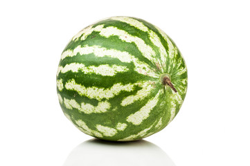 watermelon standing isolated on white background