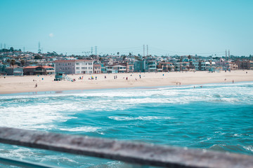 Fototapeta na wymiar California Beach houses