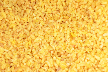 Bulgur close up