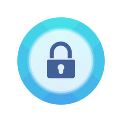 Paper Flat Cirlce Button