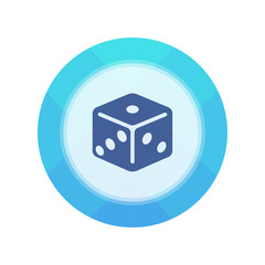 Paper Flat Cirlce Button