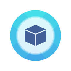 Paper Flat Cirlce Button