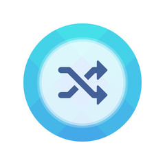 Paper Flat Cirlce Button