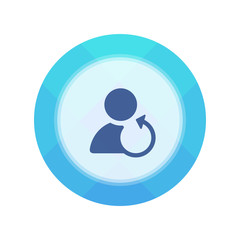 Paper Flat Cirlce Button