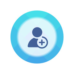 Paper Flat Cirlce Button