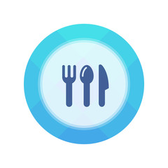 Paper Flat Cirlce Button