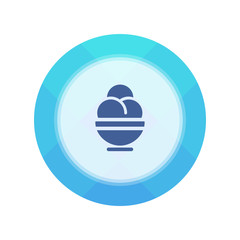 Paper Flat Cirlce Button