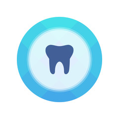 Paper Flat Cirlce Button