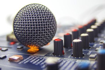 Audio Controller in Business Control Room.