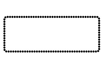  Various Shape of Frame - Black Dots 