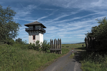 Roman Limes Watch Tower near Idstein-Dasbach, Hesse, Germany