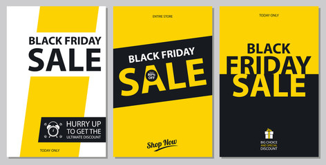 black friday sale card