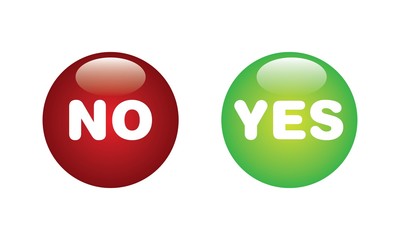 NO and YES Button