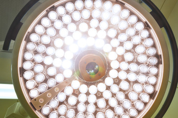 surgical lamps in operation room