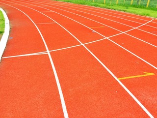 Fototapeta premium area start jogging track sport athletic