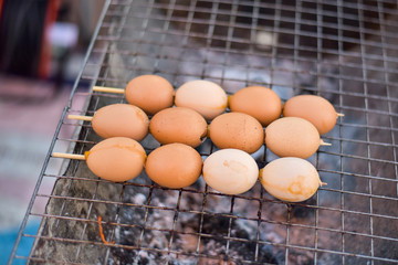 grilled eggs
