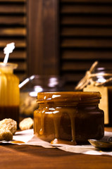 Homemade caramel sauce