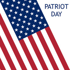 Obraz premium Patriot Day in the United States
