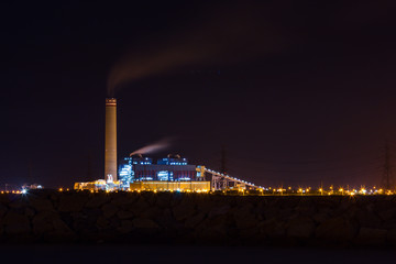Thermal power plant of night