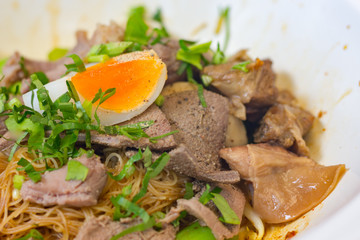 Dried pork noodle