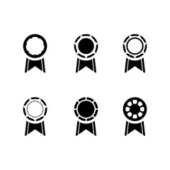 Medal icon set