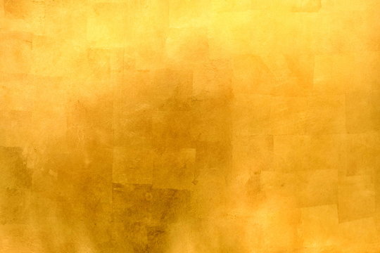 Old Grunge Gold Texture  Background.