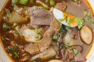 Dried pork noodle
