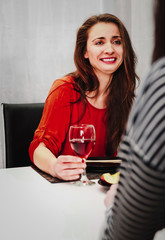 Dinner with friends.