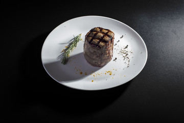 Grilled beef steak
