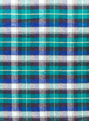 Scottish checkered fabric